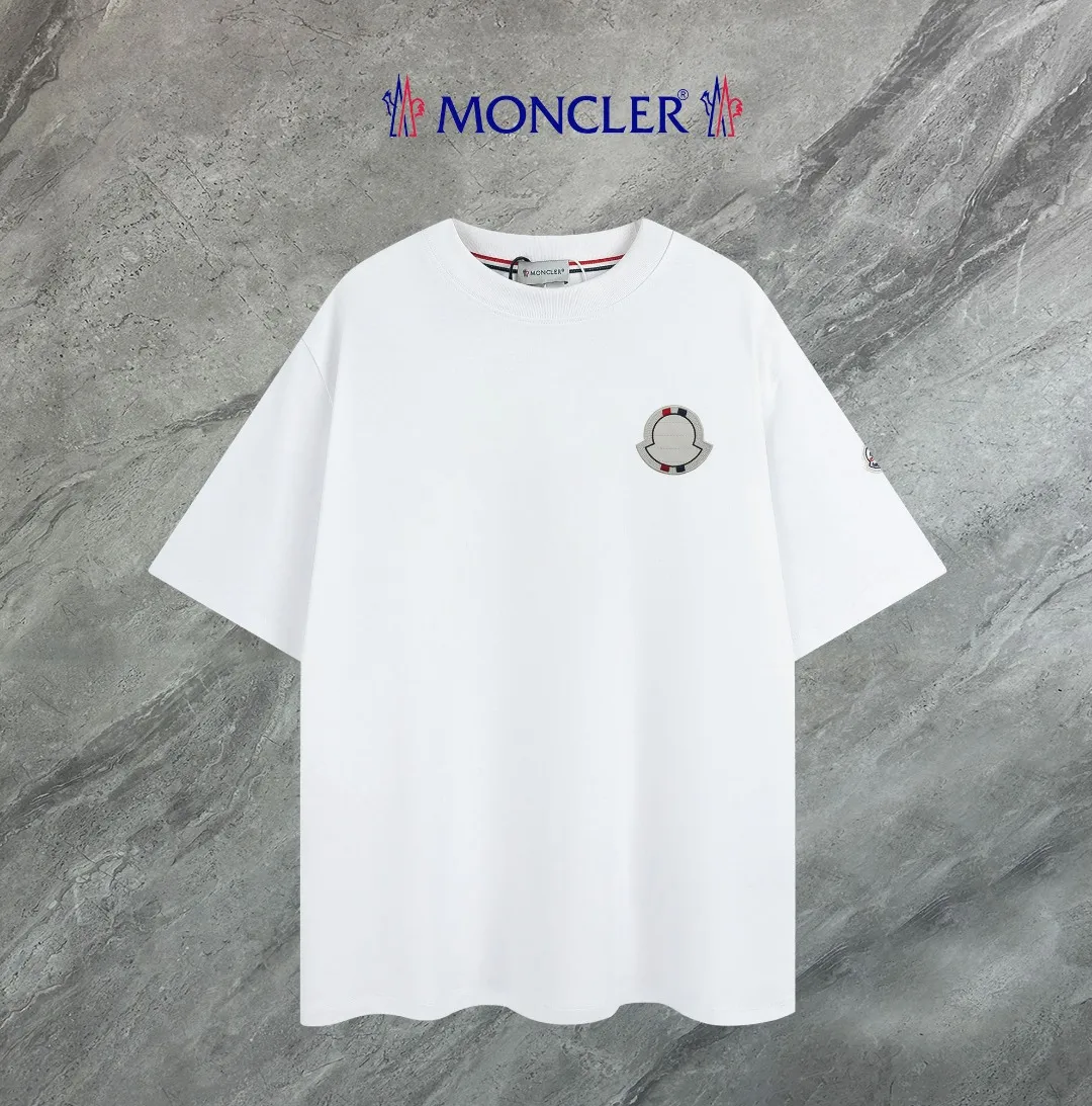《Moncler~ 》2025New Arrival Quality T , Versatile Quality ！ ‼ 32 250G ‼ ， ， ， ， T 🤪 Sizes：S-M-L-XL-2XL ：Black，White， Same Style